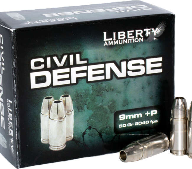 LIB 9MM+P 50GR CIVIL HP 20RD