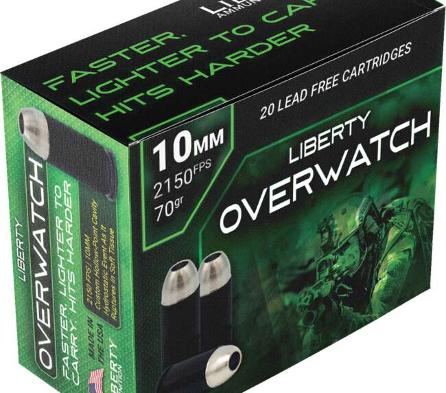 LIB 10MM 70GR OVERWTCH HP 20RD
