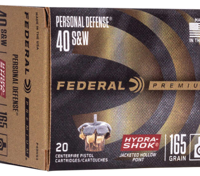 FDR 40SW 165GR HYDSHK 20RD