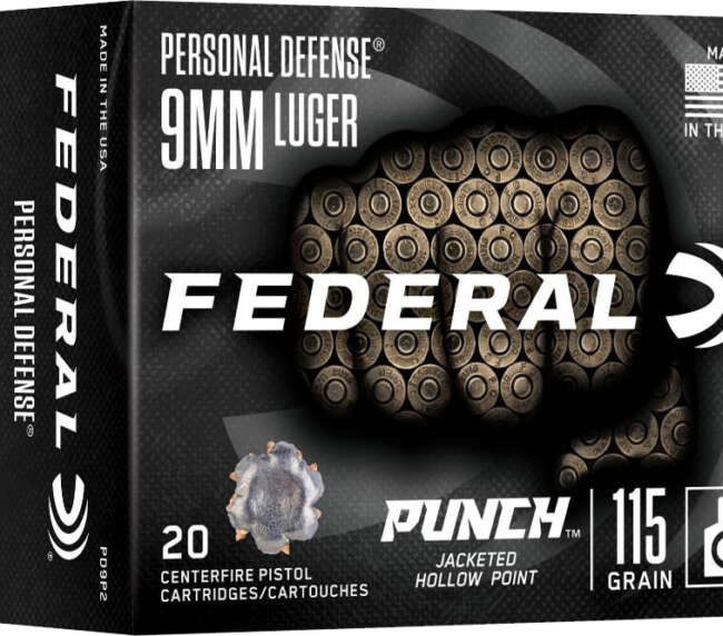 FDR 9MM 115GR PUNCH JHP 20RD