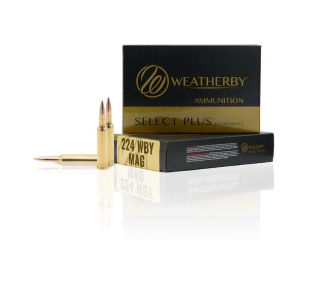 WEATHERBY 224WBY 80.5GR BERGER FBT