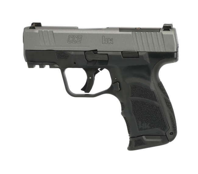 HECKLER AND KOCH (HK USA) CC9 9MM BLK/GREY 12+1 NS OR