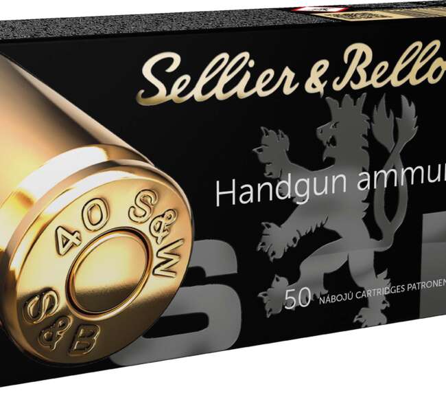 S&B 40SW 180GR FMJ 50RD