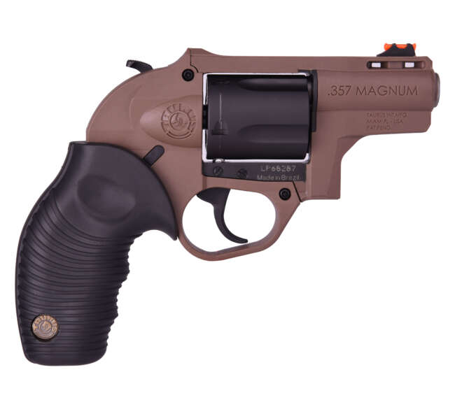 TAURUS 605 POLY 357M BLK/BROWN 5SH 2"