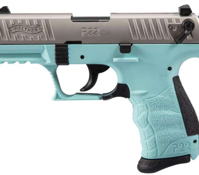 WALTHER ARMS P22 22LR NKL/ANGEL 3.4 CA    #