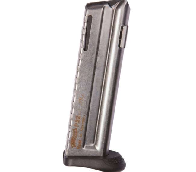 WALTHER ARMS MAGAZINE P22 10RD W/FINGERREST