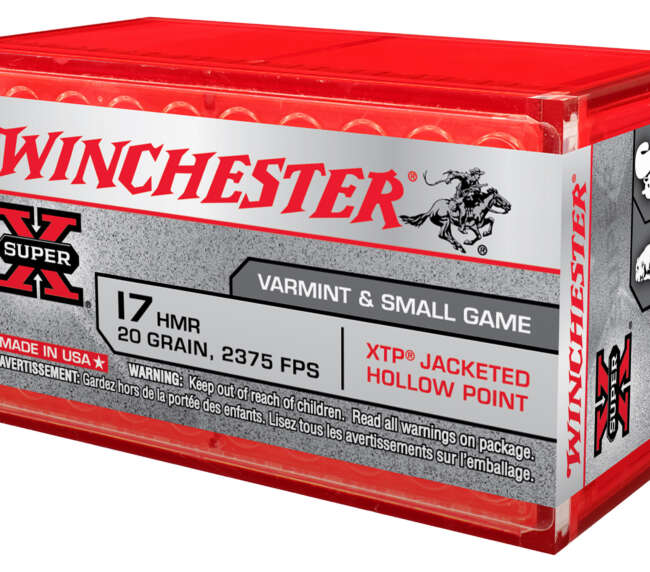 WIN 17HMR 20GR XTP JHP 50RD