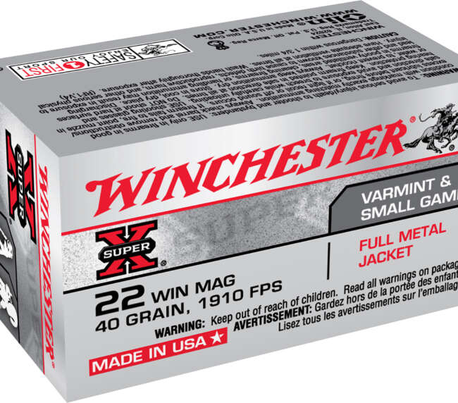 WIN 22M 40GR FMJ 50RD