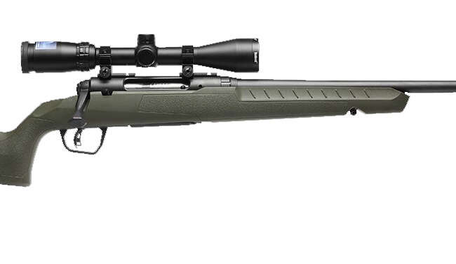 SAVAGE ARMS AXIS 2 CPT 6.5CR BL/GRN PKG
