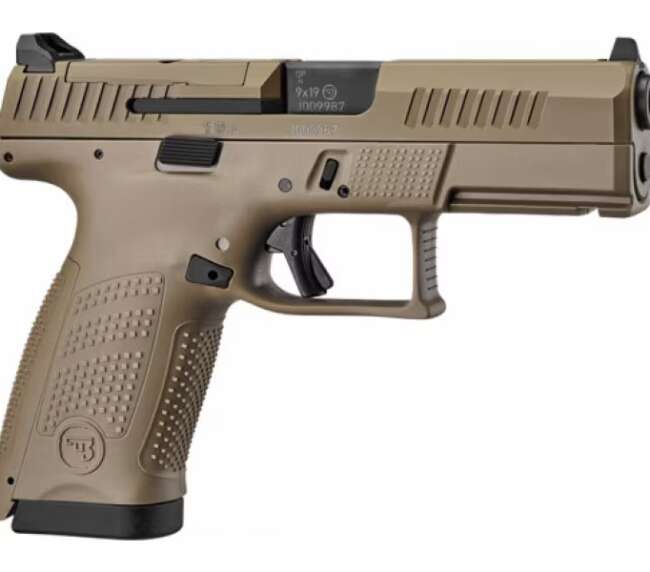 CZ P-10 C 9MM FDE 15+1 4" OR