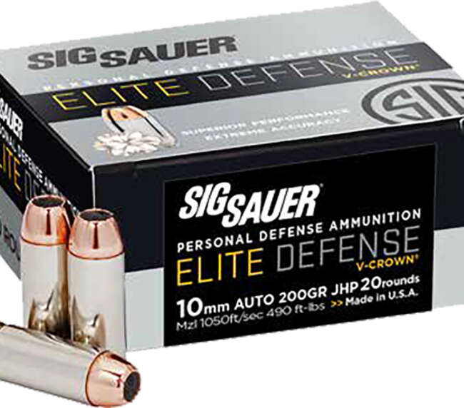 SIG 10MM 200GR V-CROWN 20RD