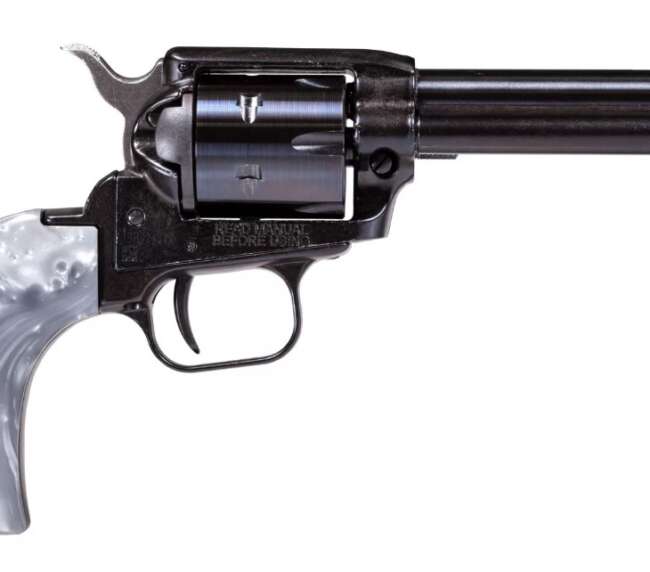 HERITAGE MANUFACTURING 22LR BLUE 4.75" FS GRAY PEARL