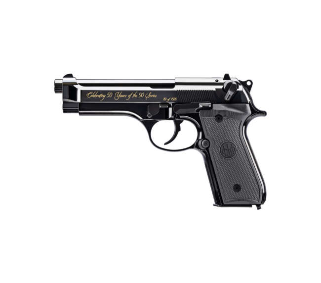 BERETTA 92FS 9MM BL/SYN 4.9" 15+1 50TH