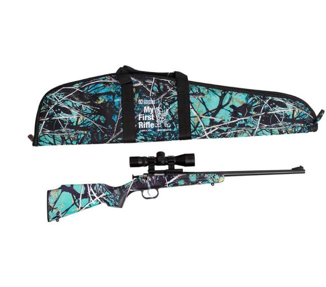 KEYSTONE SPORTING ARMS CRICKETT 22LR BL/SERENITY PKG
