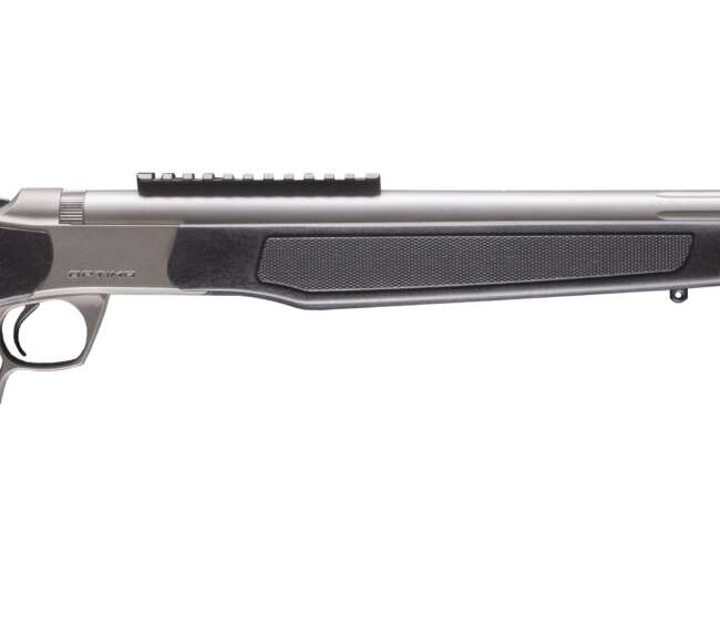 CVA OPTIMA .50CAL SS/BLK RAIL