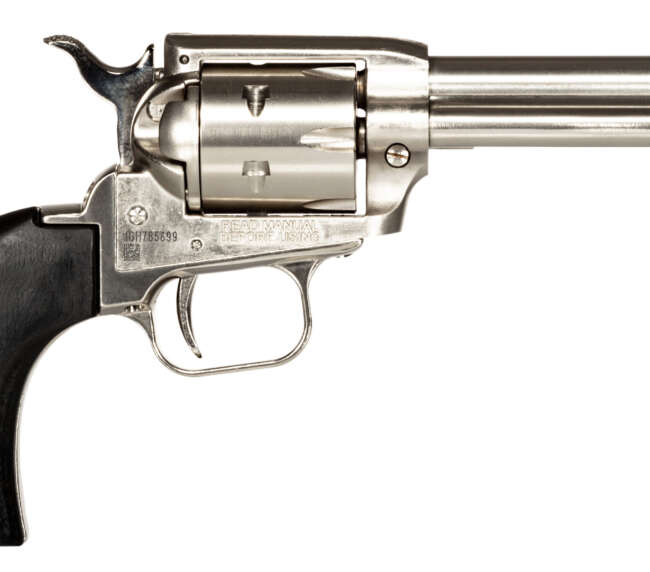 HERITAGE MANUFACTURING 22LR NICKEL 4.75" FS BLK LAM