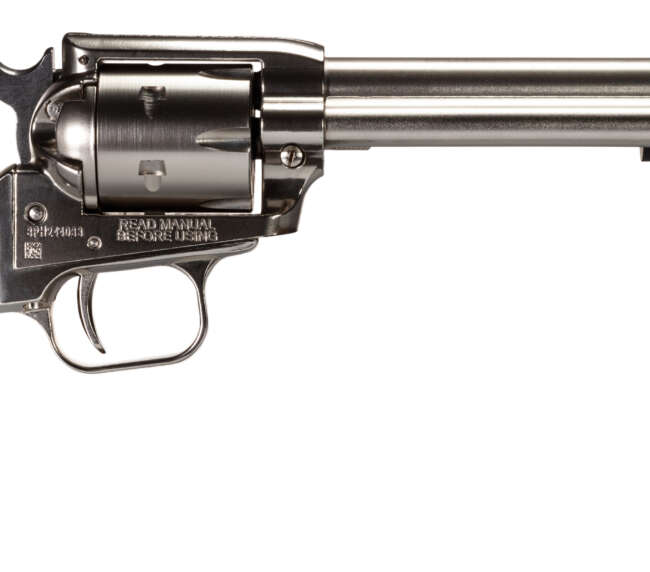 HERITAGE MANUFACTURING 22LR NICKEL 6.5" FS BLK LAM