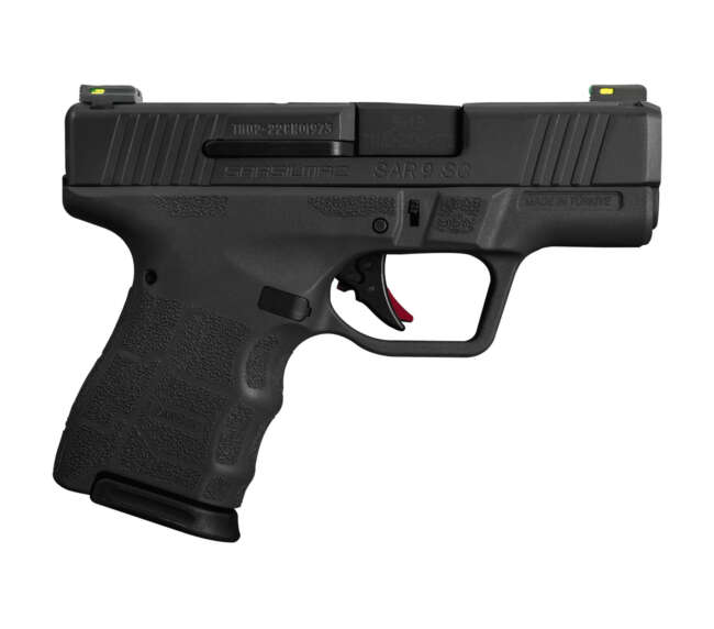 SAR FIREARMS SAR9 SC 9MM BLK 3.3" 12+1    #