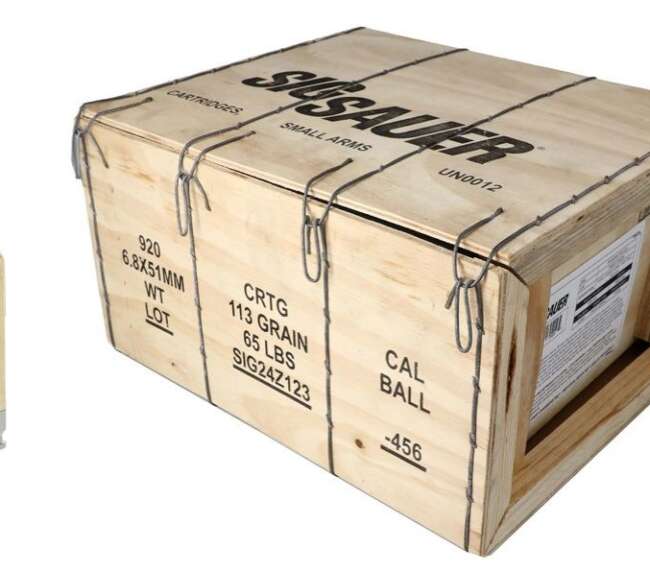 SIG SAUER AMMO 6.8X51 HYBRID BALL 920RD