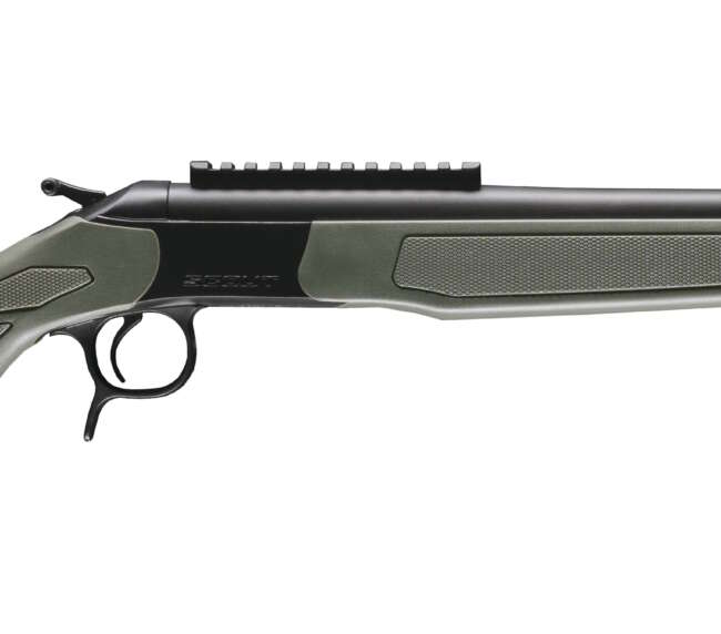 CVA SCOUT SPUR 28GA BL/ODG 22"