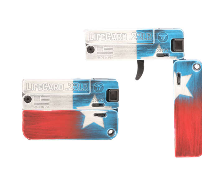 TRAILBLAZER FIREARMS LIFECARD 22LR TEXAS FLAG