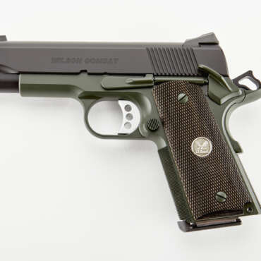 WILSON COMBAT CQBC 45ACP 4" 8+1 BLK/GRN CA
