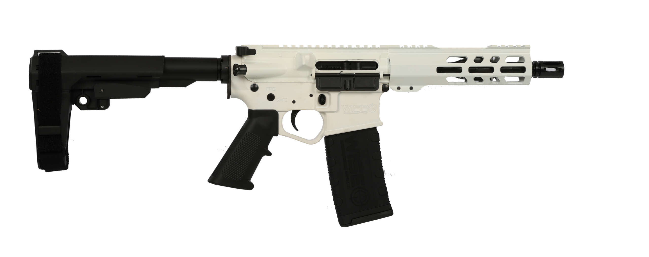 WISE ARMS WA-15B 5.56MM WHT 7.5" SBA3