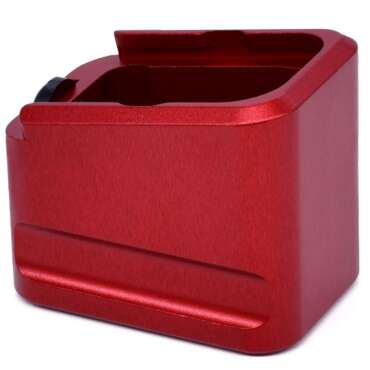 WARNE GLOCK 17/22 MAG EXT +5/+4 RED