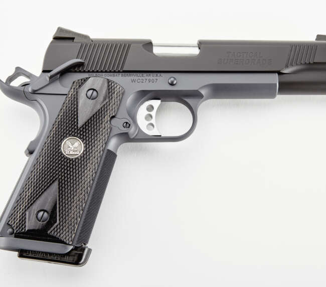 WILSON COMBAT TACTICAL SG 45ACP 5" BLK CA