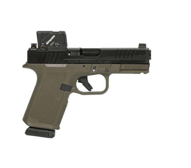 RUGER RXM 9MM BLK/ODG 15+1 4" COA