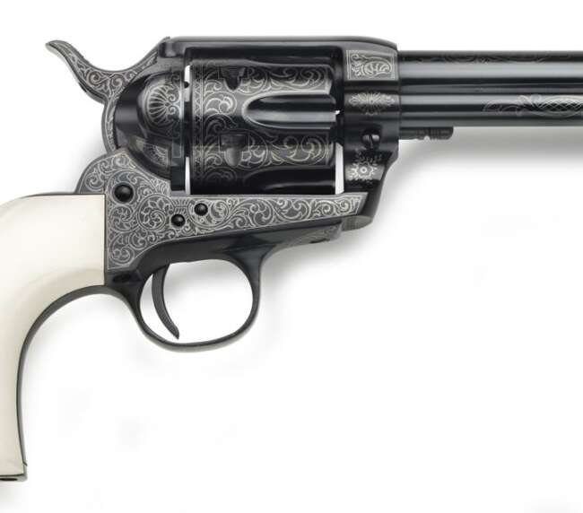 TAYLOR'S & COMPANY OUTLAW LGCY 45LC BL/IVRY 4.75"