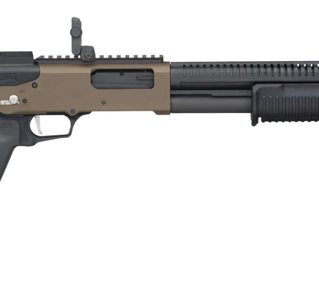 MOSSBERG 590R 12/18.5 6+1 FDE FOLDING