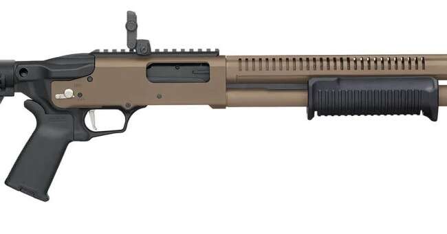 MOSSBERG 590R 12/18.5 6+1 FDE