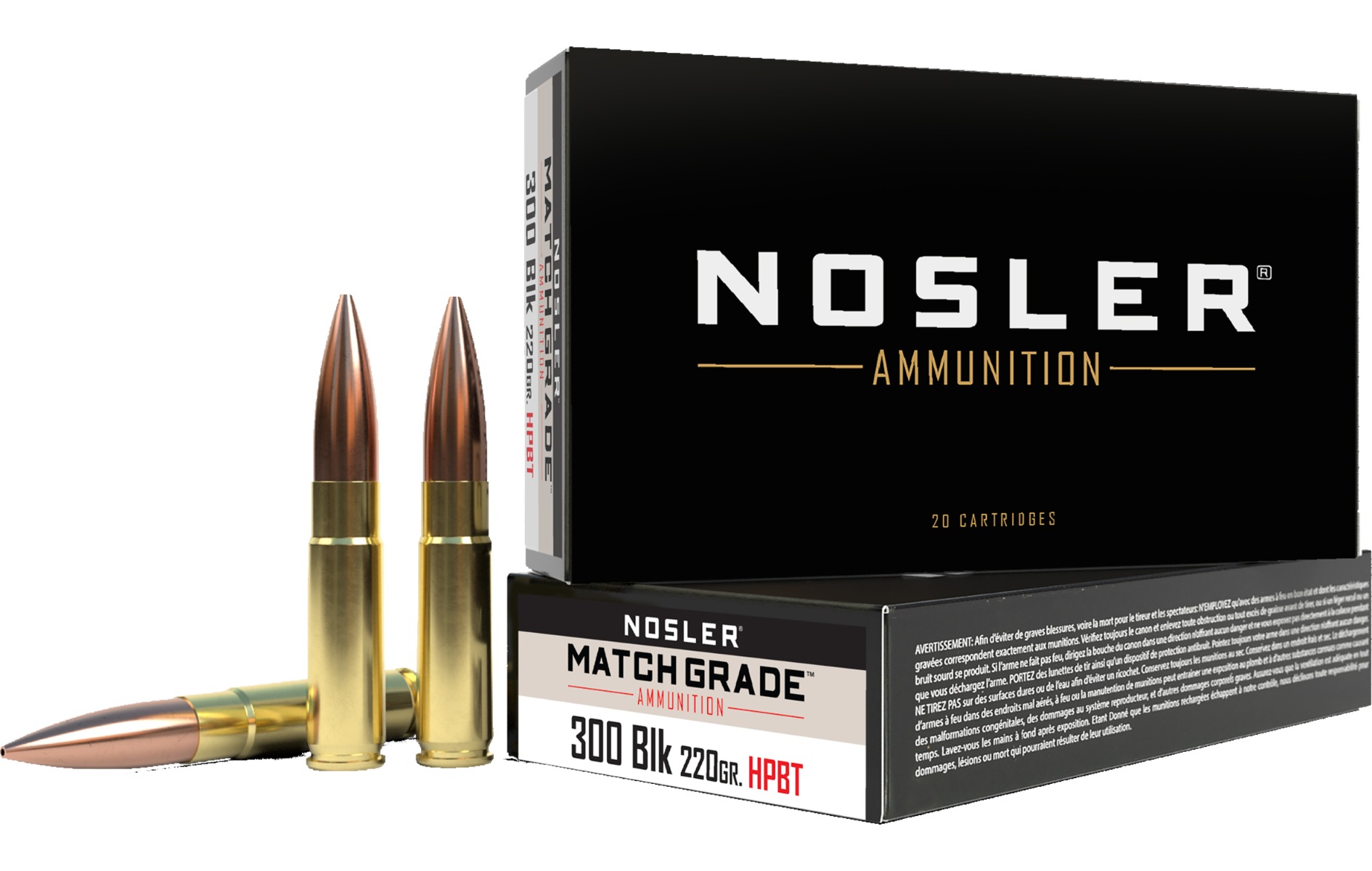 NOS 300BLK 220GR MGA HPBT 20RD