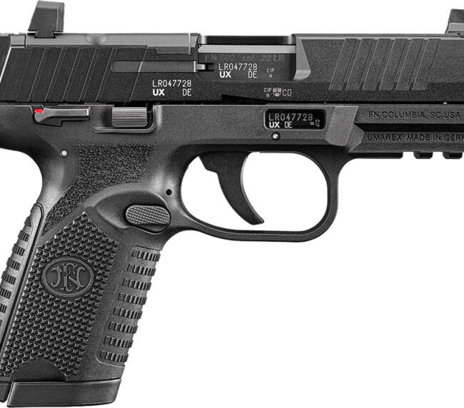 FNM 502 MRD 22LR DA BL 10RD CA