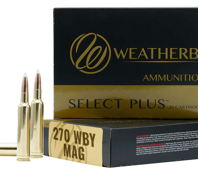 WEATHERBY 270WBY 134GR HAMMER CUSTOM
