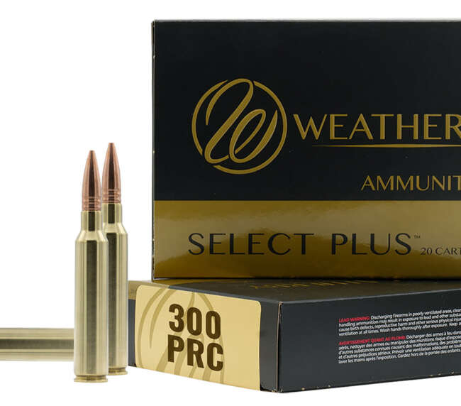 WEATHERBY 300PRC 195GR HAMMER CUSTOM