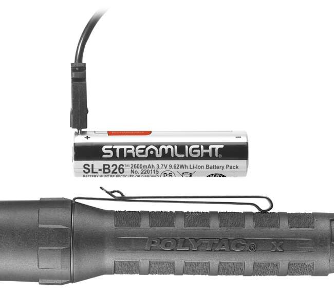 STREAMLIGHT POLYTAC X USB 600LM BLACK