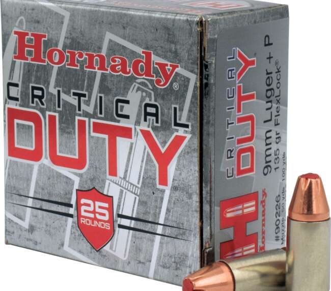 HRN 9MM+P 135GR CDUTY FLX 25RD
