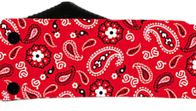 TPL SLIM BANDANA RED DROP PNT