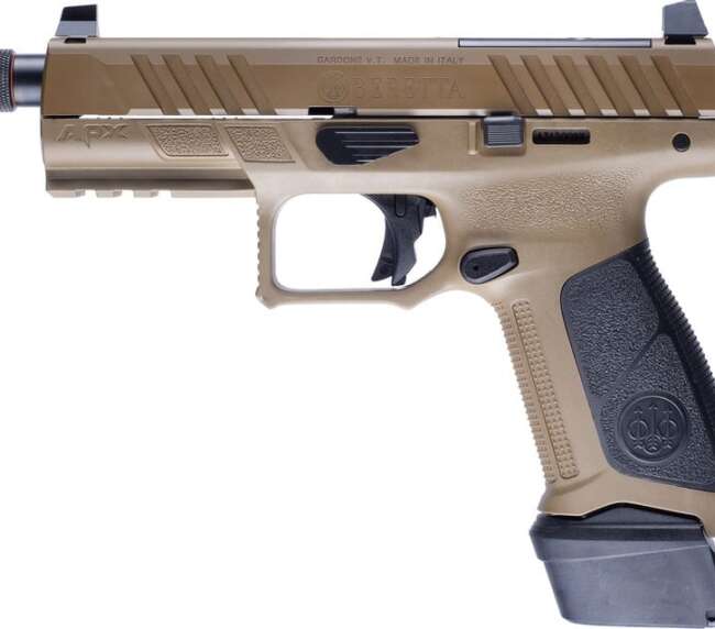 BERETTA APX A1 TAC 9MM BLK/FDE 21+1 TB