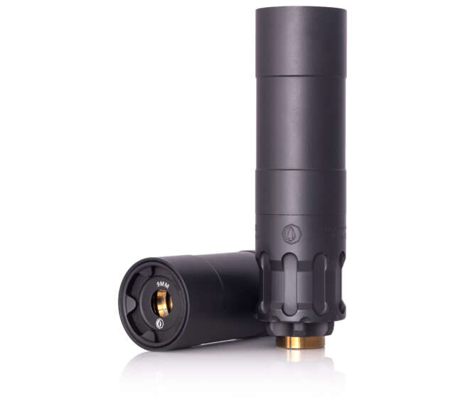 RUGGED SUPPRESSORS OBSIDIAN9 9MM SILENCER BLACK