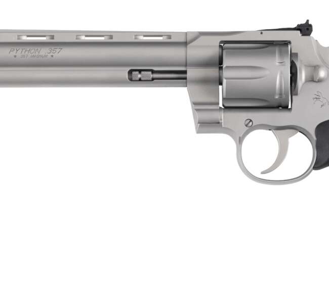 COLT PYTHON 357MAG SS 8" 6RD HOGUE#