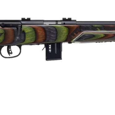 SAVAGE ARMS 93 BOLT 17HMR BL/GRN 18" TB