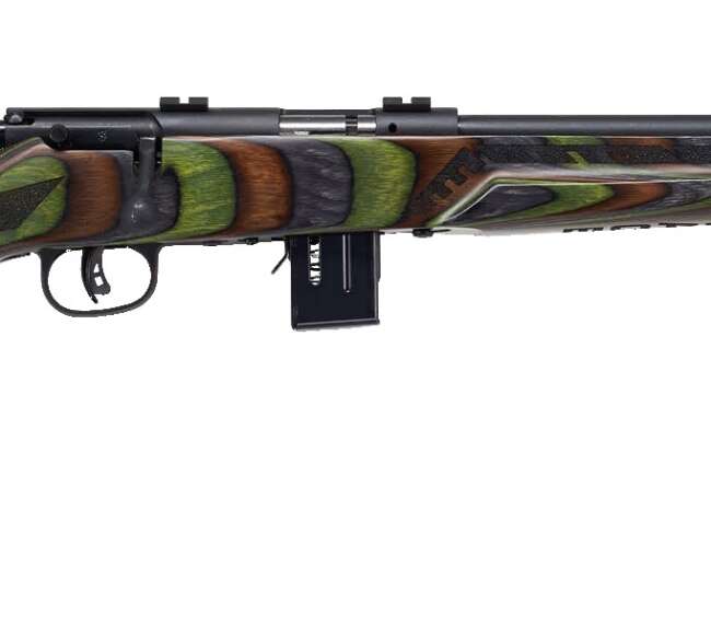 SAVAGE ARMS 93 BOLT 17HMR BL/GRN 18" TB