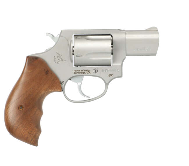 TAURUS 605 357MAG SS 5SH 2" WALNUT