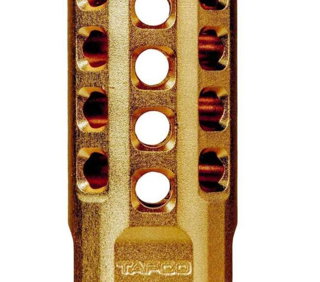 TAPCO 10/22 MUZZLE BRAKE GOLD