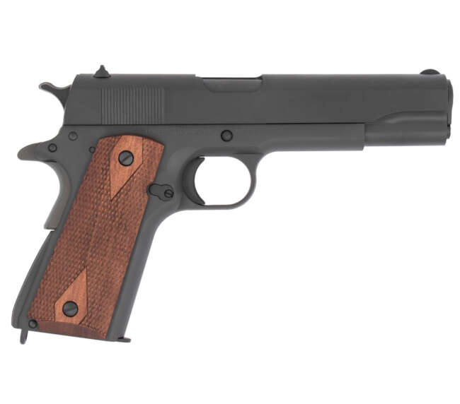 TISAS 1911 ARMY BLK/WD 45ACP WWII