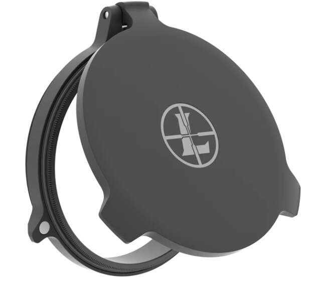 LEUPOLD LENS COVER ALUMINA 44MM FLP BK