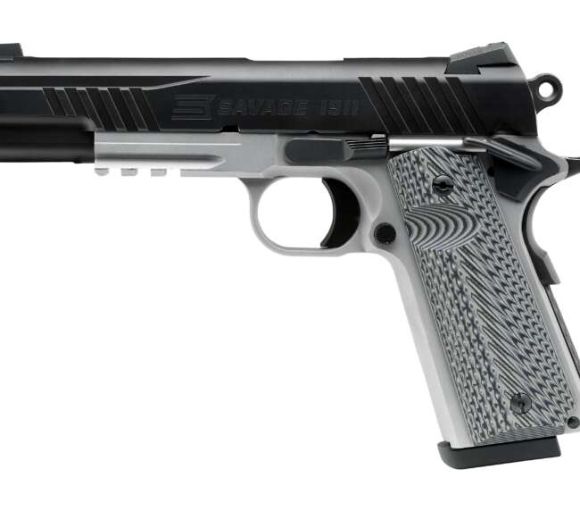 SAVAGE ARMS 1911 GOV 45ACP BL/SS RAIL